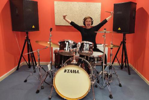 Уроки ударных — студийная работа